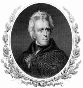 portrait of President Andrew Jackson